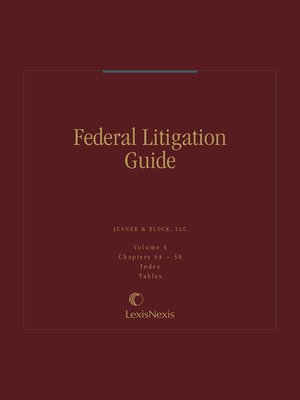 Federal Litigation Guide By The Law Firm Of Jenner Block · OverDrive ...